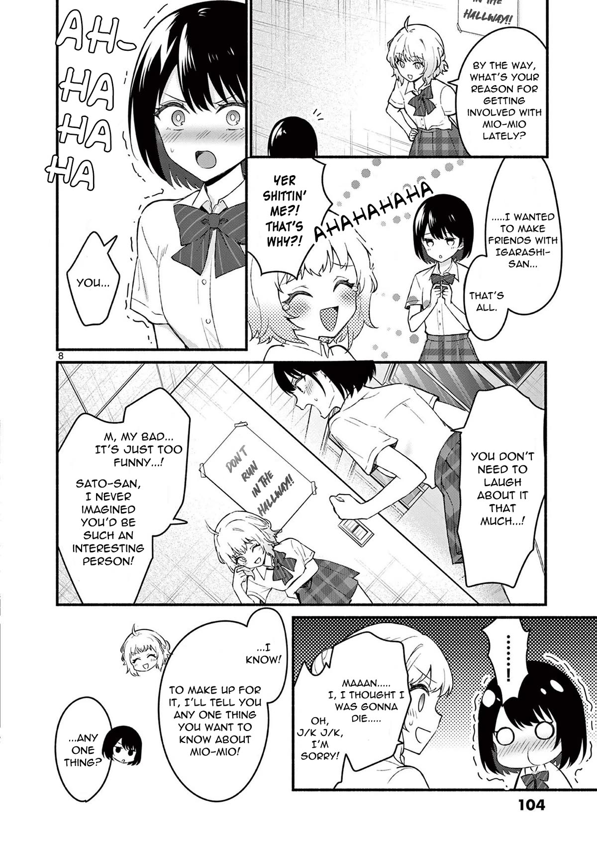 Shiotaiou no Sato-san ga Ore ni dake Amai Chapter 54 page 8 - Chapter 54
