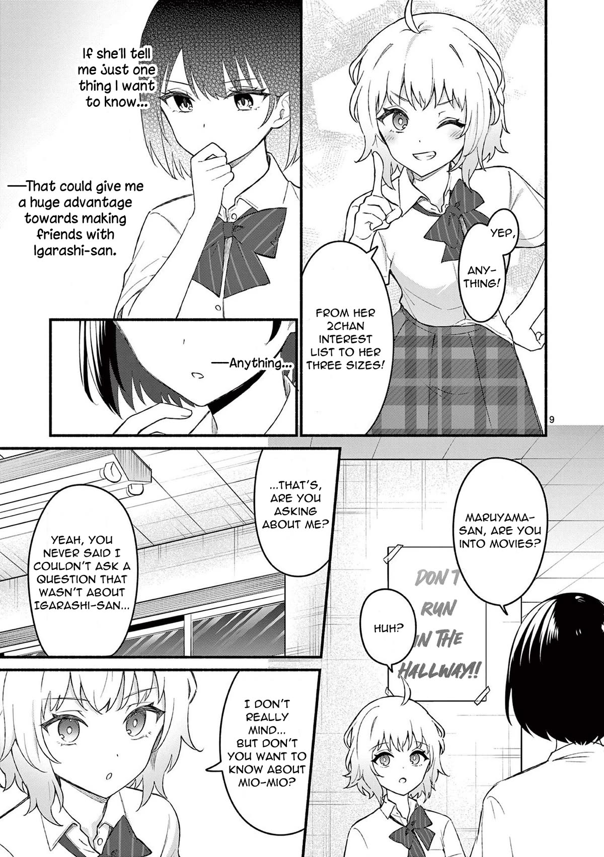 Shiotaiou no Sato-san ga Ore ni dake Amai Chapter 54 page 9 - Chapter 54
