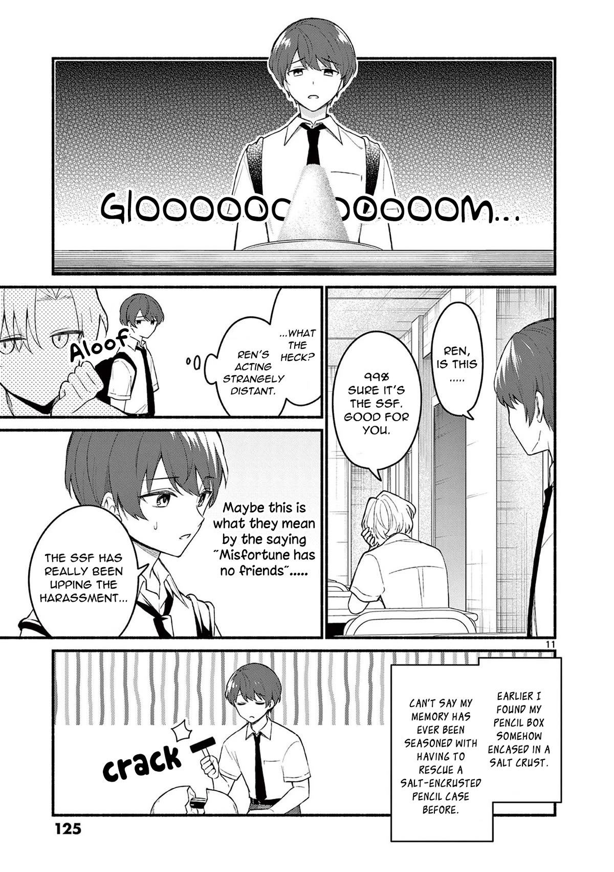 Shiotaiou no Sato-san ga Ore ni dake Amai Chapter 55 page 11 - Chapter 55