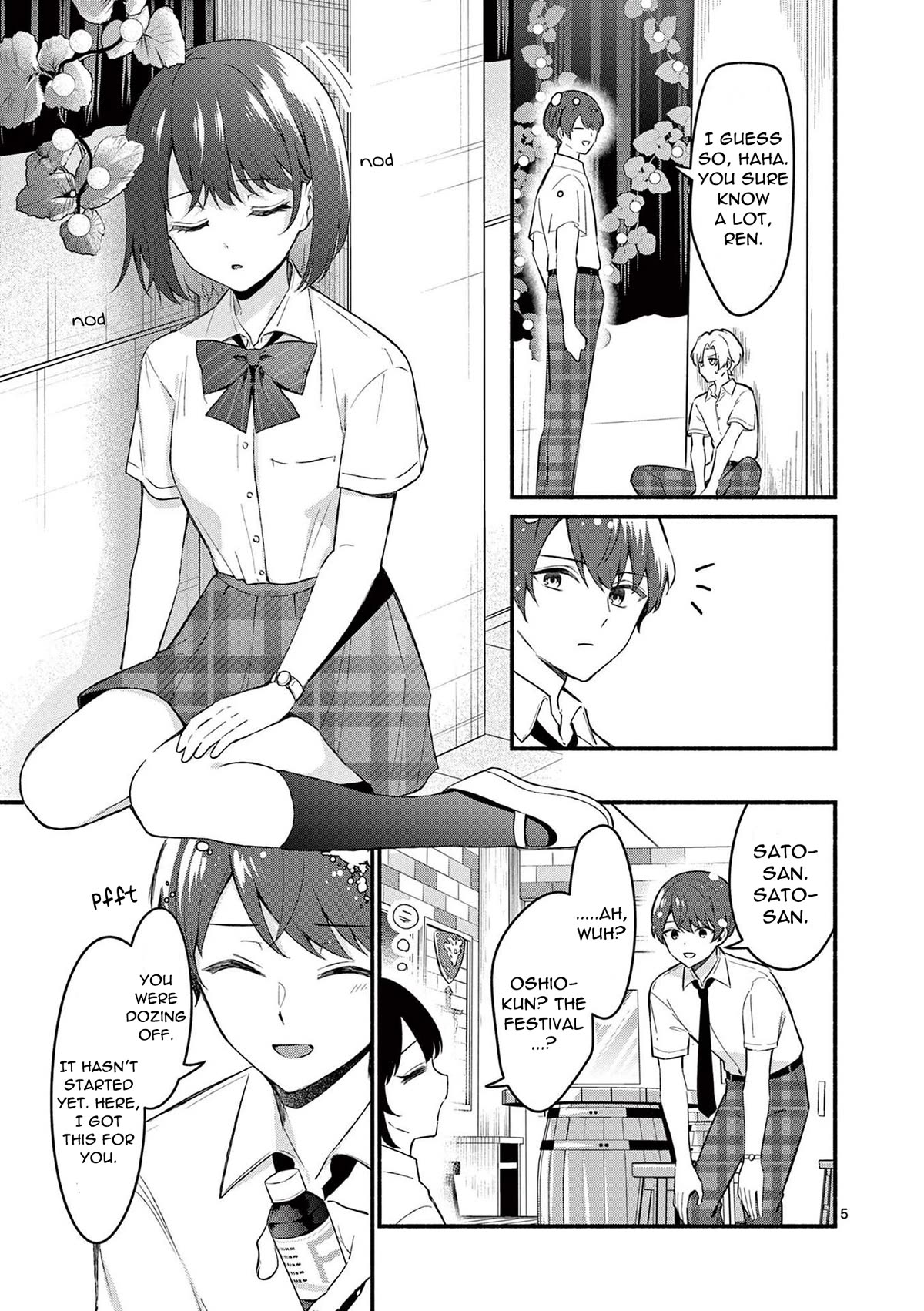 Shiotaiou no Sato-san ga Ore ni dake Amai Chapter 57 page 5 - Chapter 57