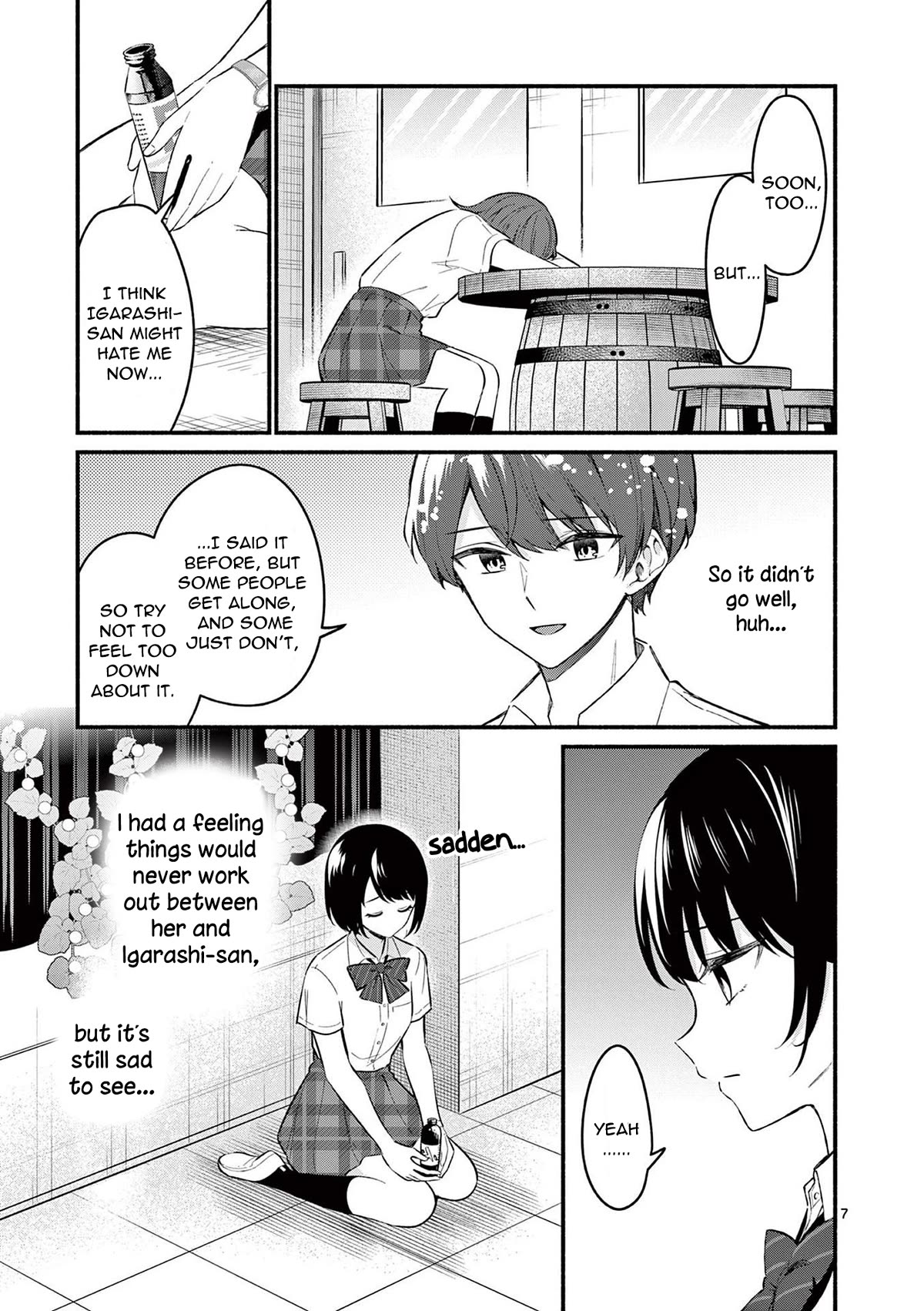 Shiotaiou no Sato-san ga Ore ni dake Amai Chapter 57 page 7 - Chapter 57