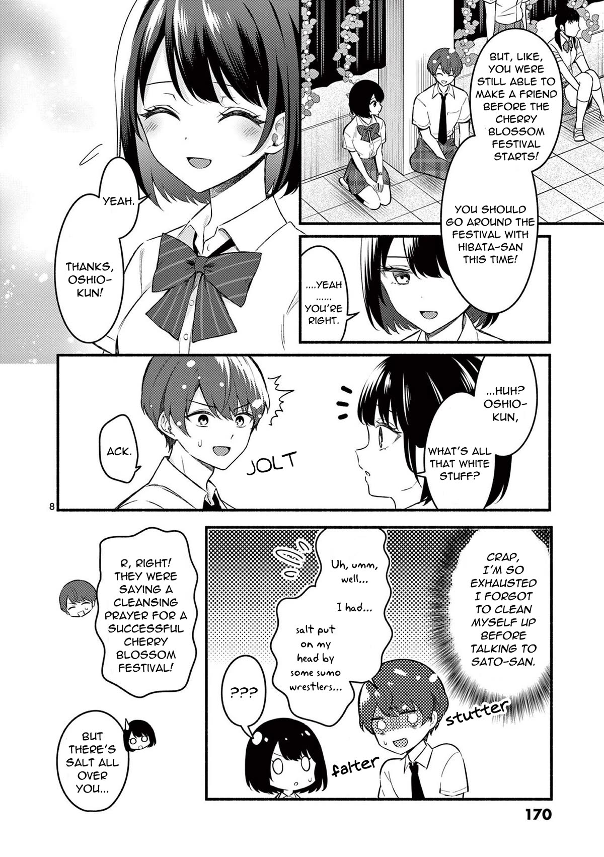 Shiotaiou no Sato-san ga Ore ni dake Amai Chapter 57 page 8 - Chapter 57