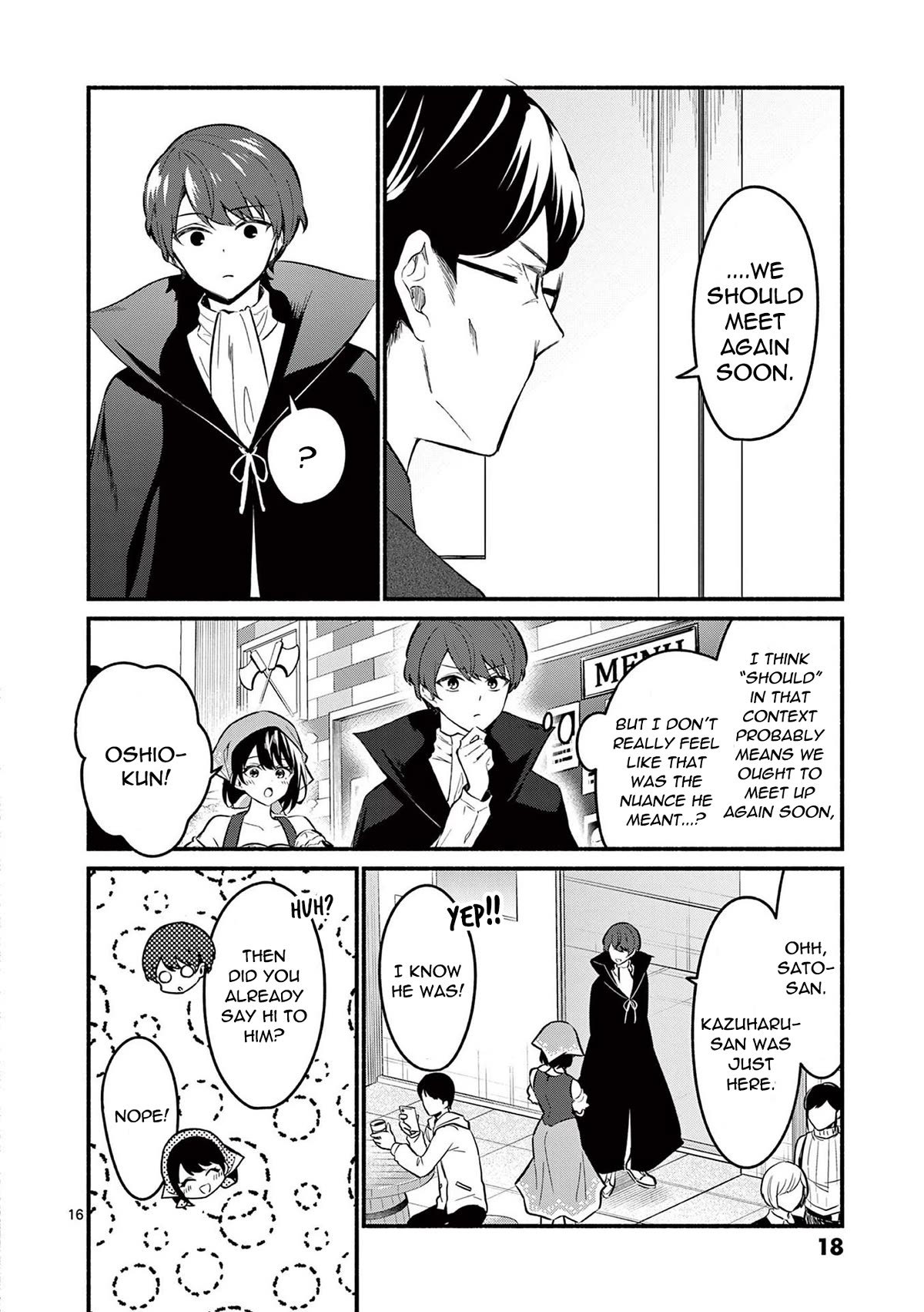 Shiotaiou no Sato-san ga Ore ni dake Amai Chapter 58 page 16 - Chapter 58
