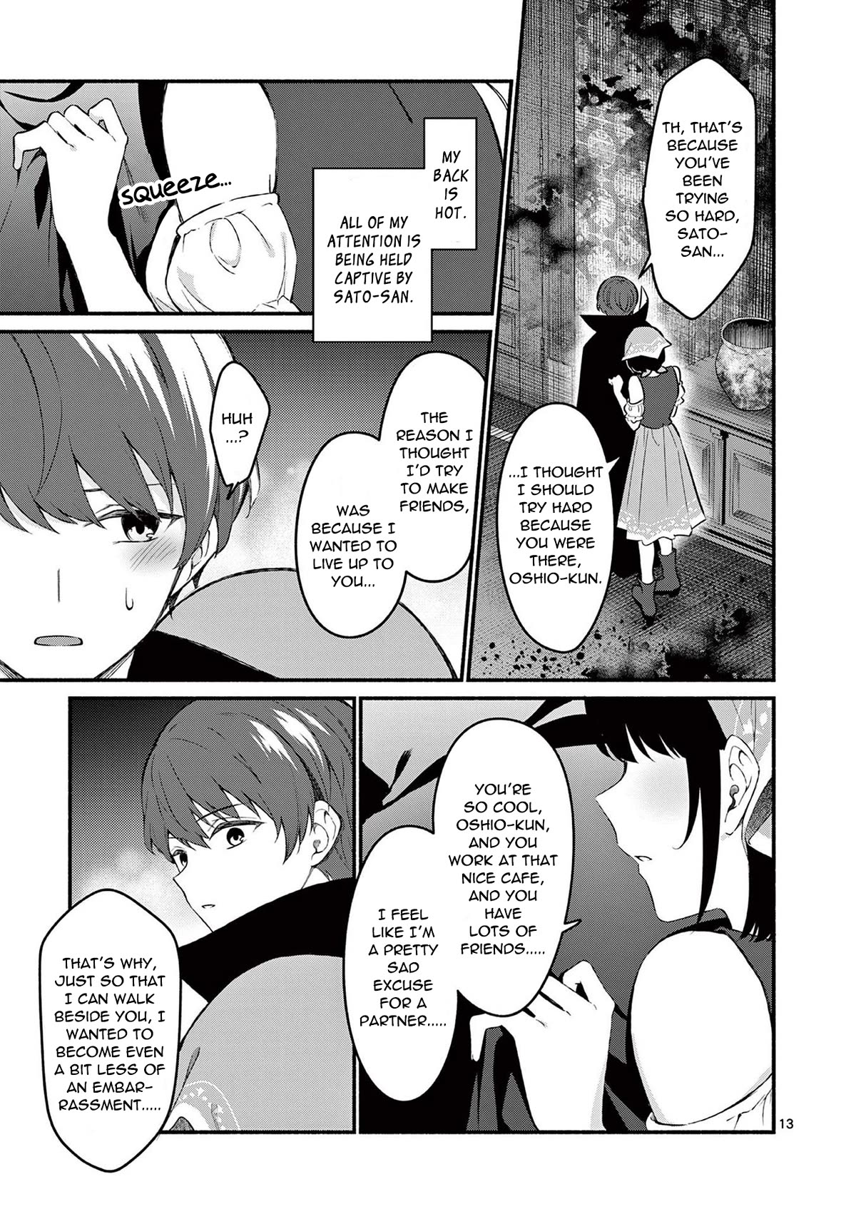 Shiotaiou no Sato-san ga Ore ni dake Amai Chapter 59 page 13 - Chapter 59