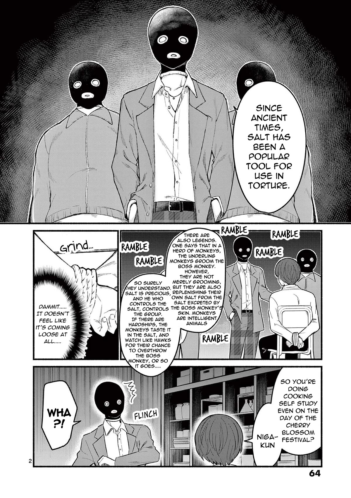 Shiotaiou no Sato-san ga Ore ni dake Amai Chapter 61 page 2 - Chapter 61