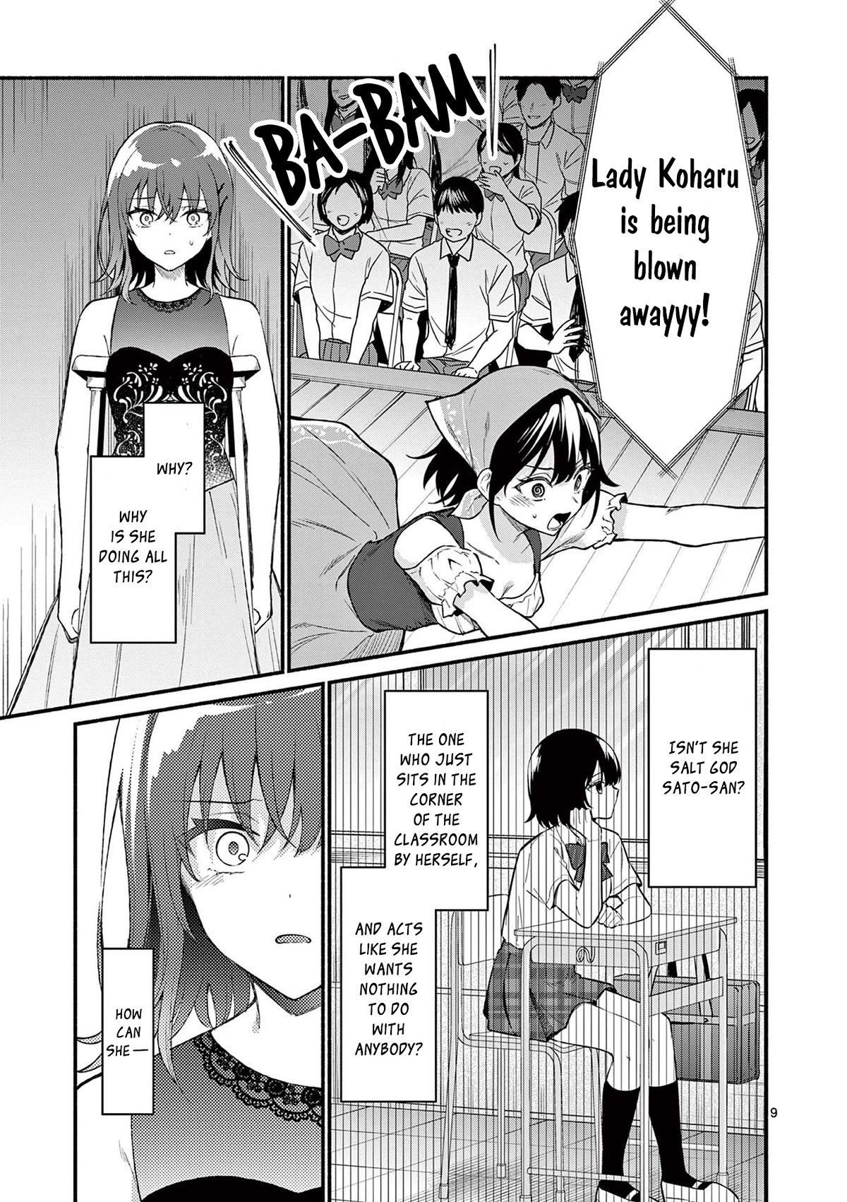 Shiotaiou no Sato-san ga Ore ni dake Amai Chapter 62 page 9 - Chapter 62