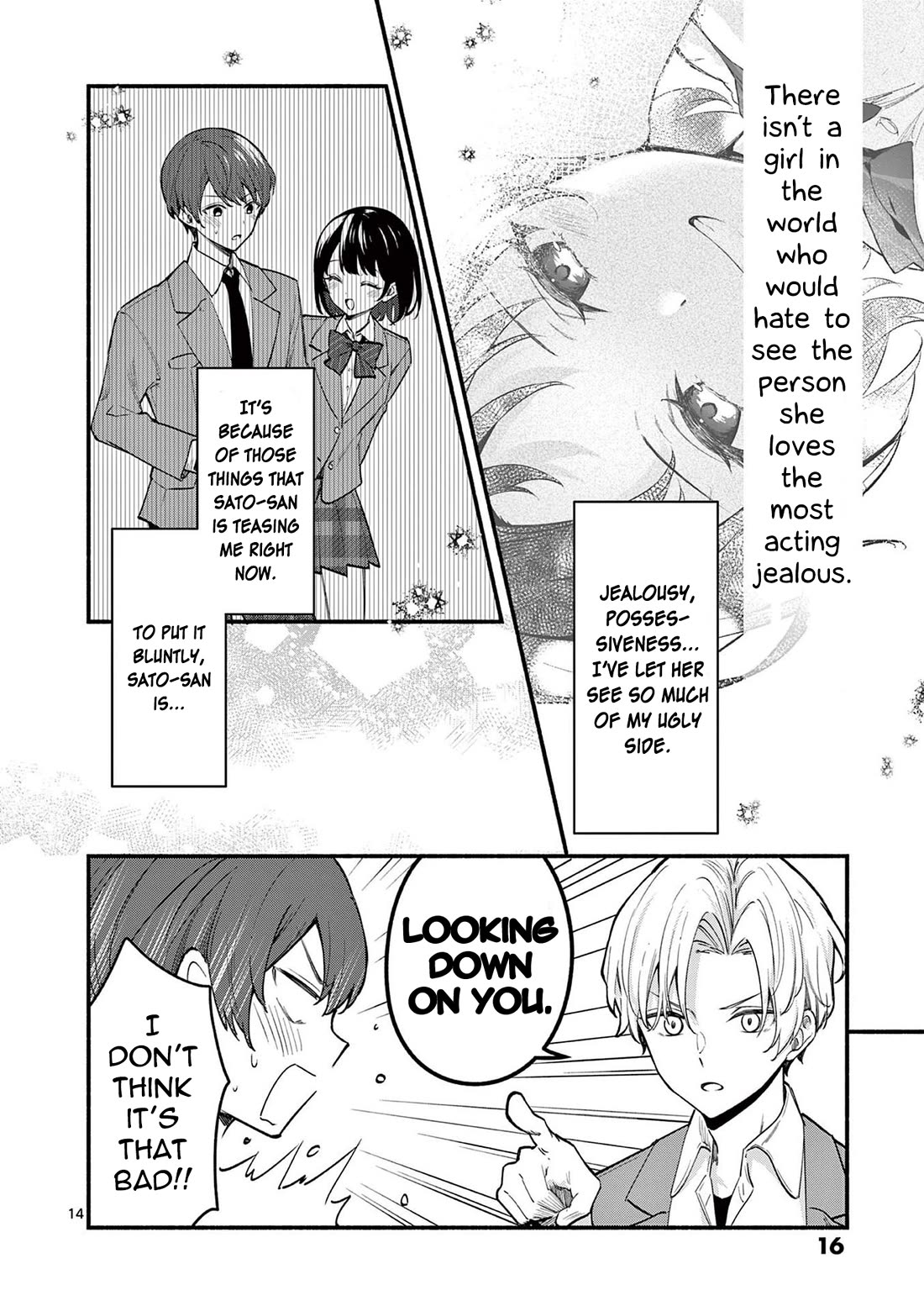 Shiotaiou no Sato-san ga Ore ni dake Amai Chapter 68 page 14 - Chapter 68
