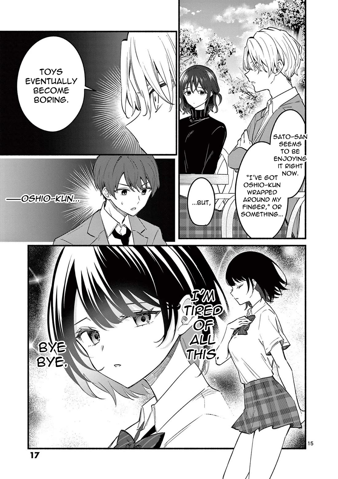 Shiotaiou no Sato-san ga Ore ni dake Amai Chapter 68 page 15 - Chapter 68