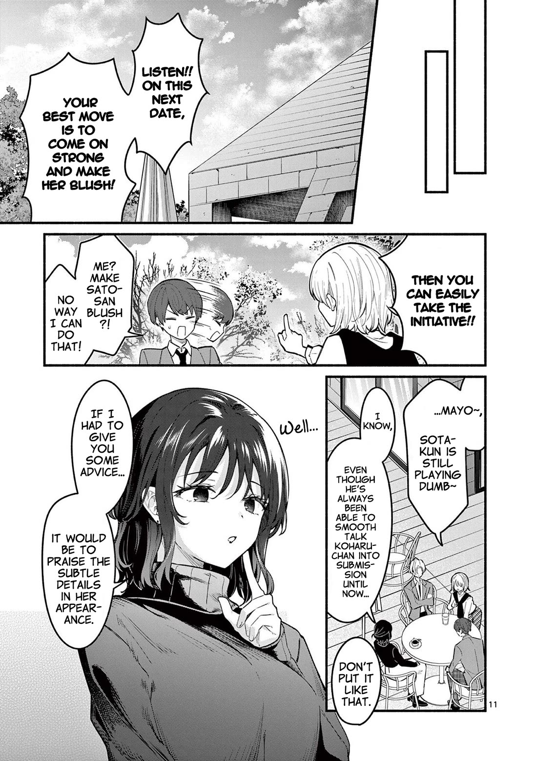 Shiotaiou no Sato-san ga Ore ni dake Amai Chapter 69 page 11 - Chapter 69