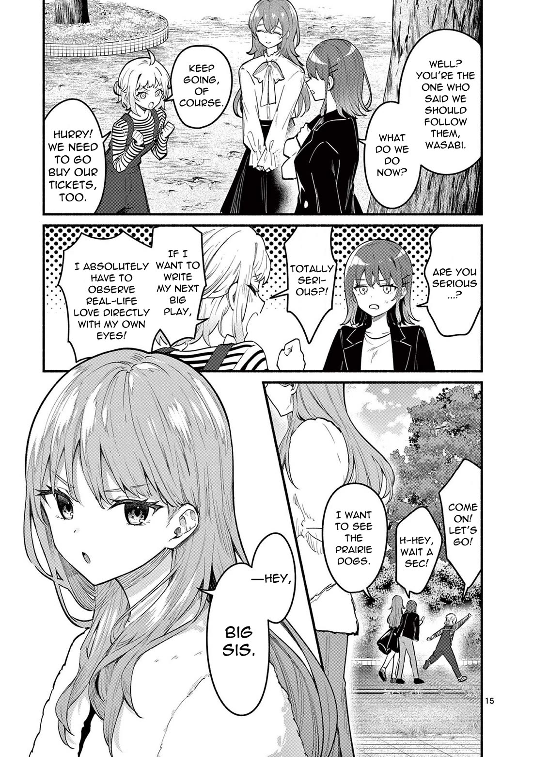 Shiotaiou no Sato-san ga Ore ni dake Amai Chapter 69 page 15 - Chapter 69