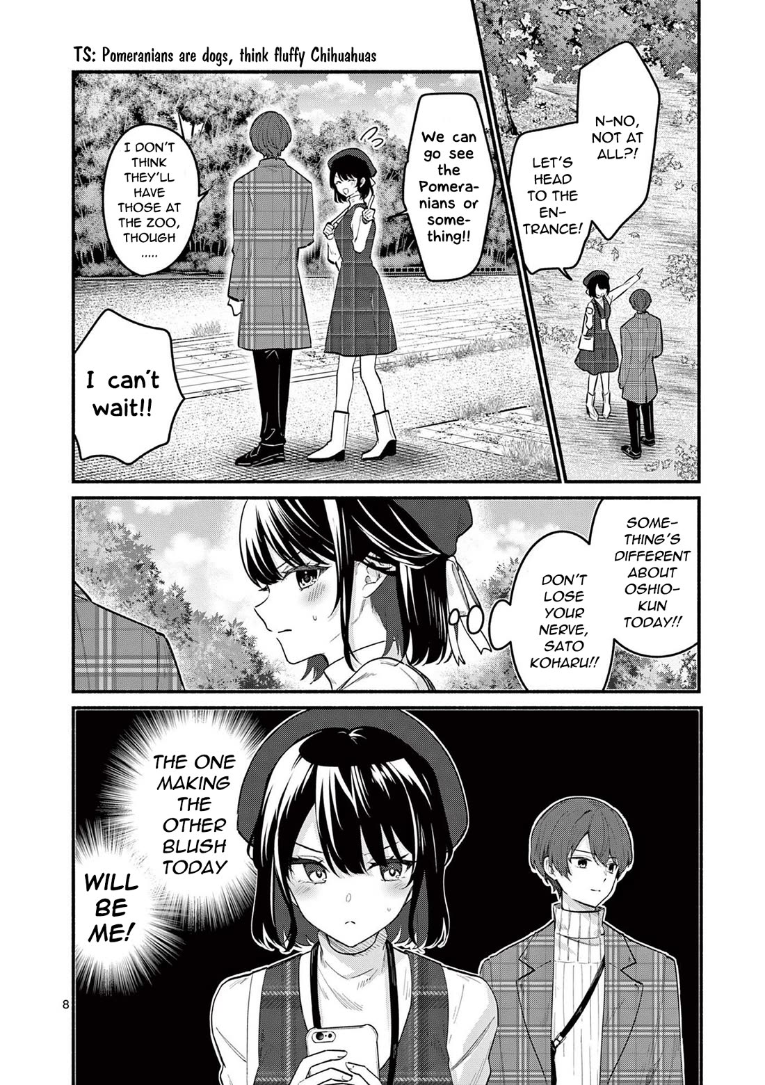 Shiotaiou no Sato-san ga Ore ni dake Amai Chapter 69 page 8 - Chapter 69