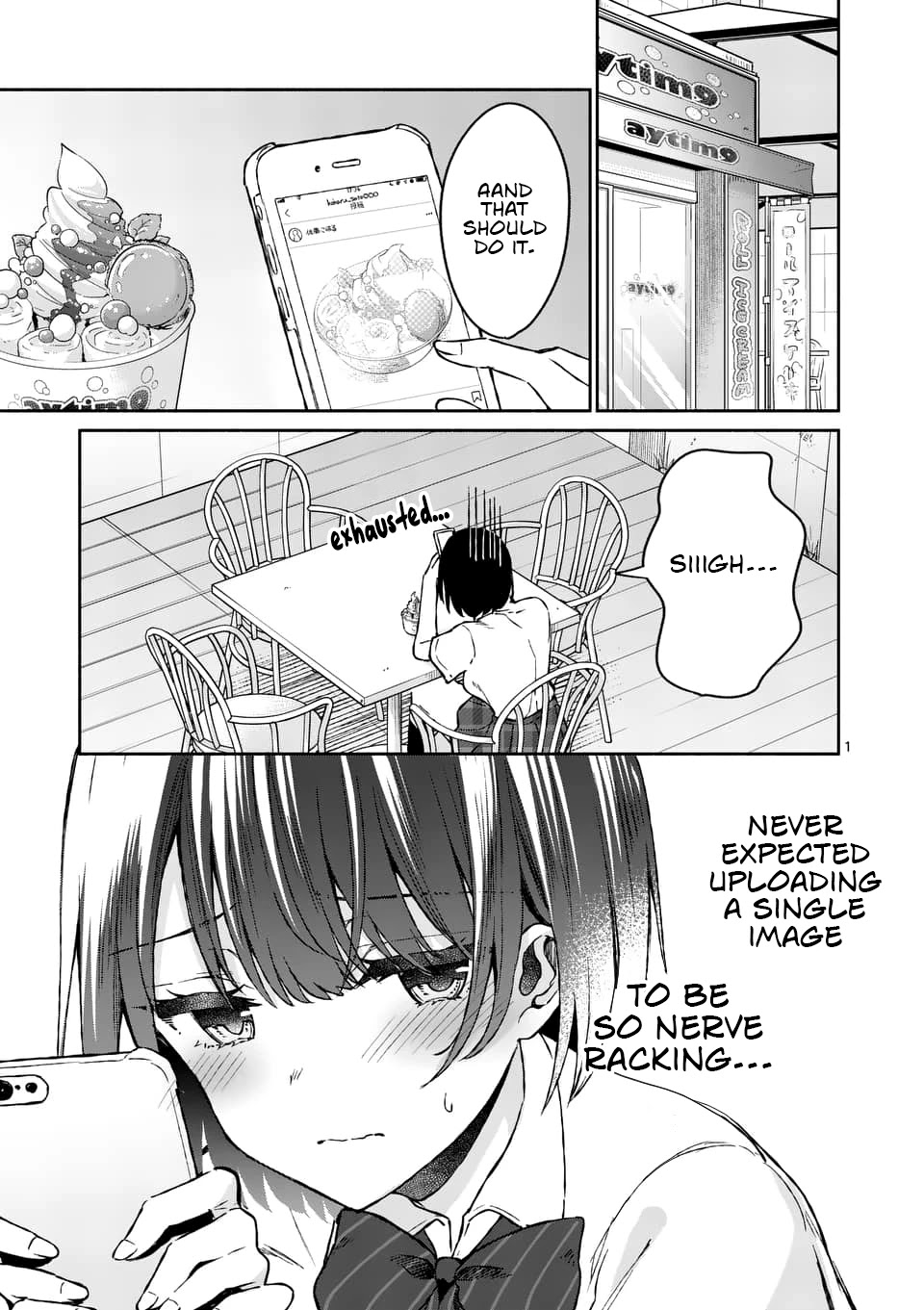 Shiotaiou no Sato-san ga Ore ni dake Amai Chapter 7 page 1 - Chapter 7