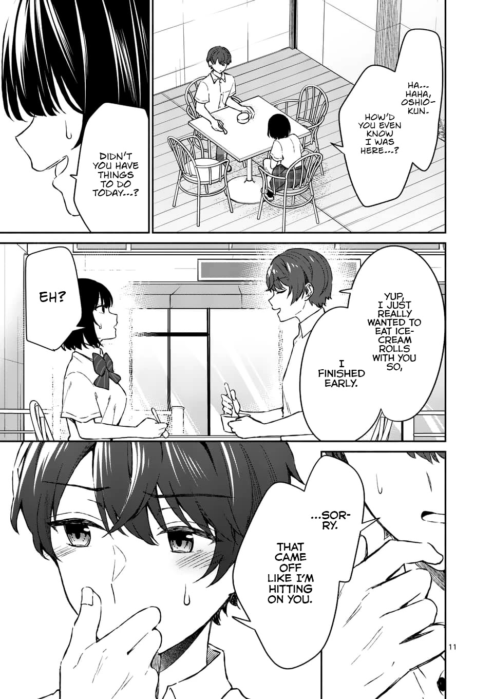 Shiotaiou no Sato-san ga Ore ni dake Amai Chapter 7 page 11 - Chapter 7