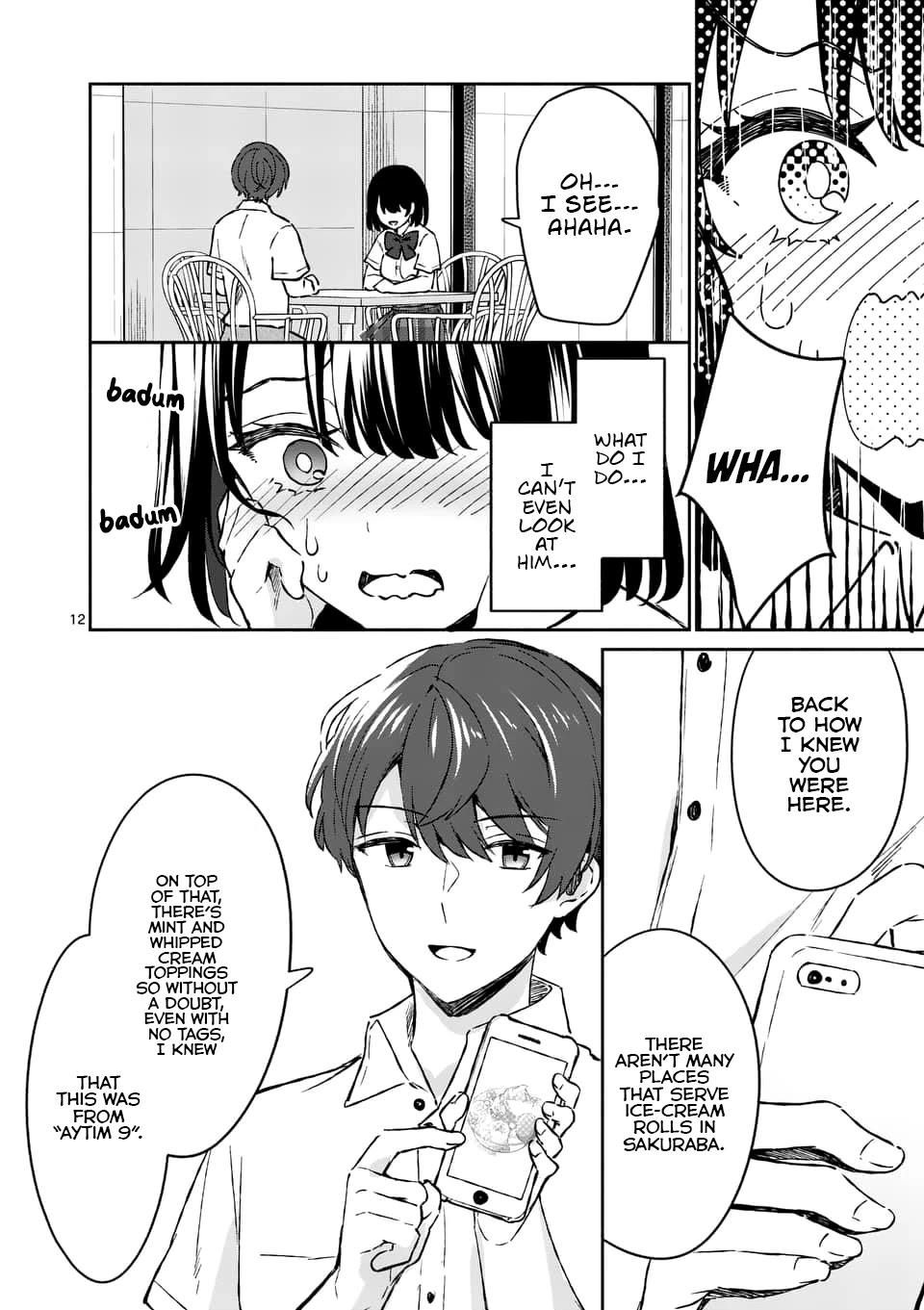 Shiotaiou no Sato-san ga Ore ni dake Amai Chapter 7 page 12 - Chapter 7