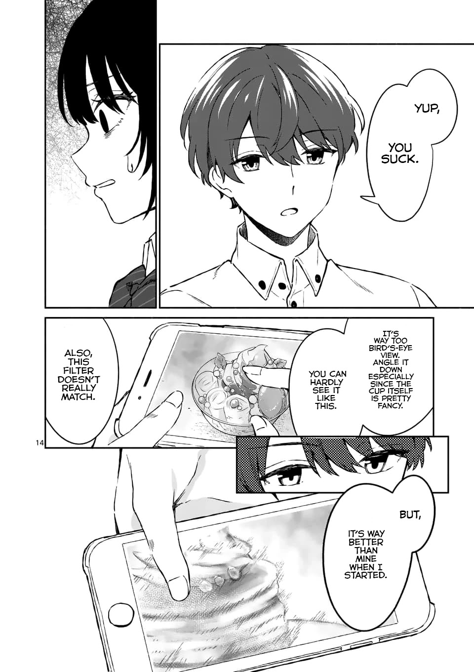 Shiotaiou no Sato-san ga Ore ni dake Amai Chapter 7 page 14 - Chapter 7