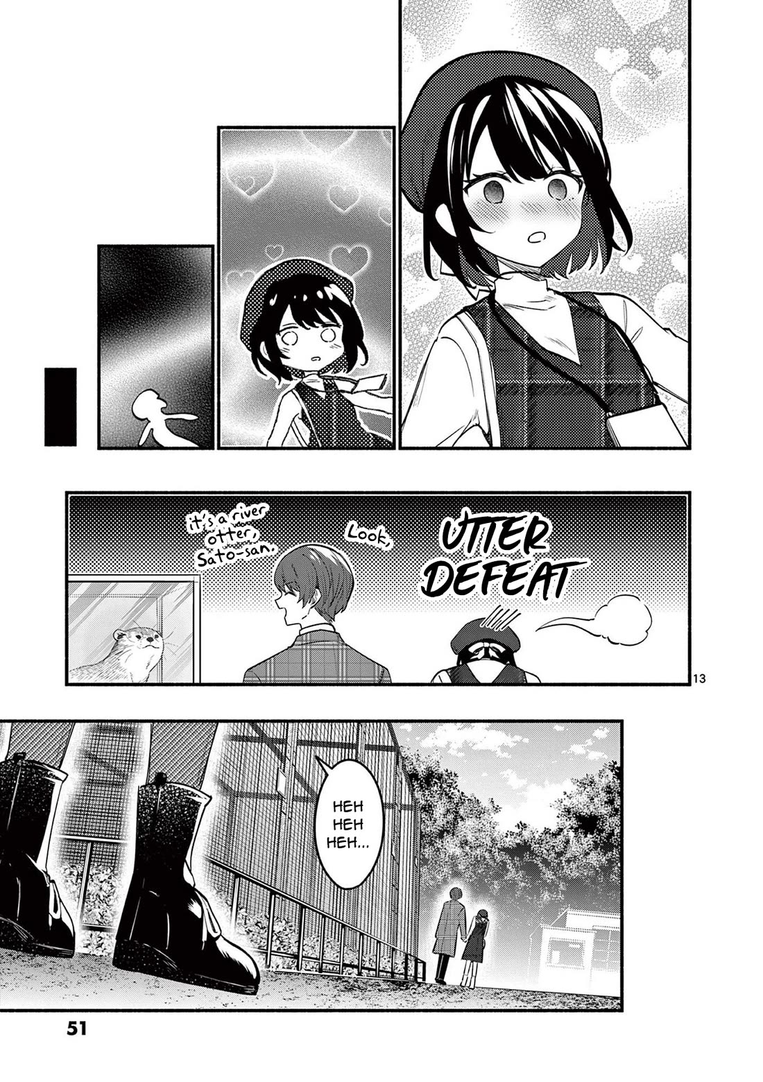 Shiotaiou no Sato-san ga Ore ni dake Amai Chapter 70 page 13 - Chapter 70