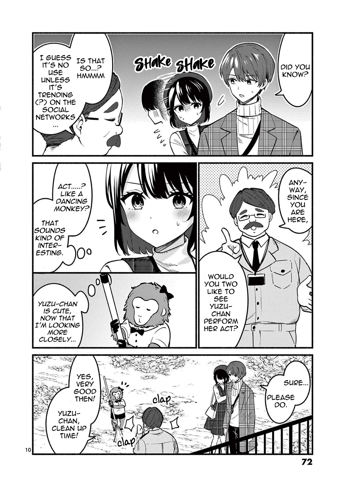 Shiotaiou no Sato-san ga Ore ni dake Amai Chapter 71 page 10 - Chapter 71