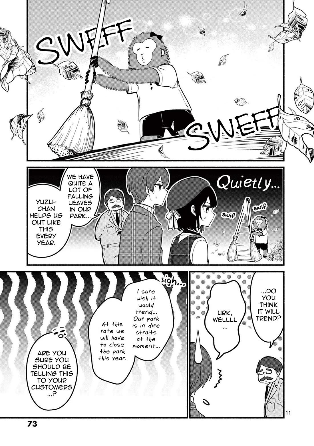 Shiotaiou no Sato-san ga Ore ni dake Amai Chapter 71 page 11 - Chapter 71