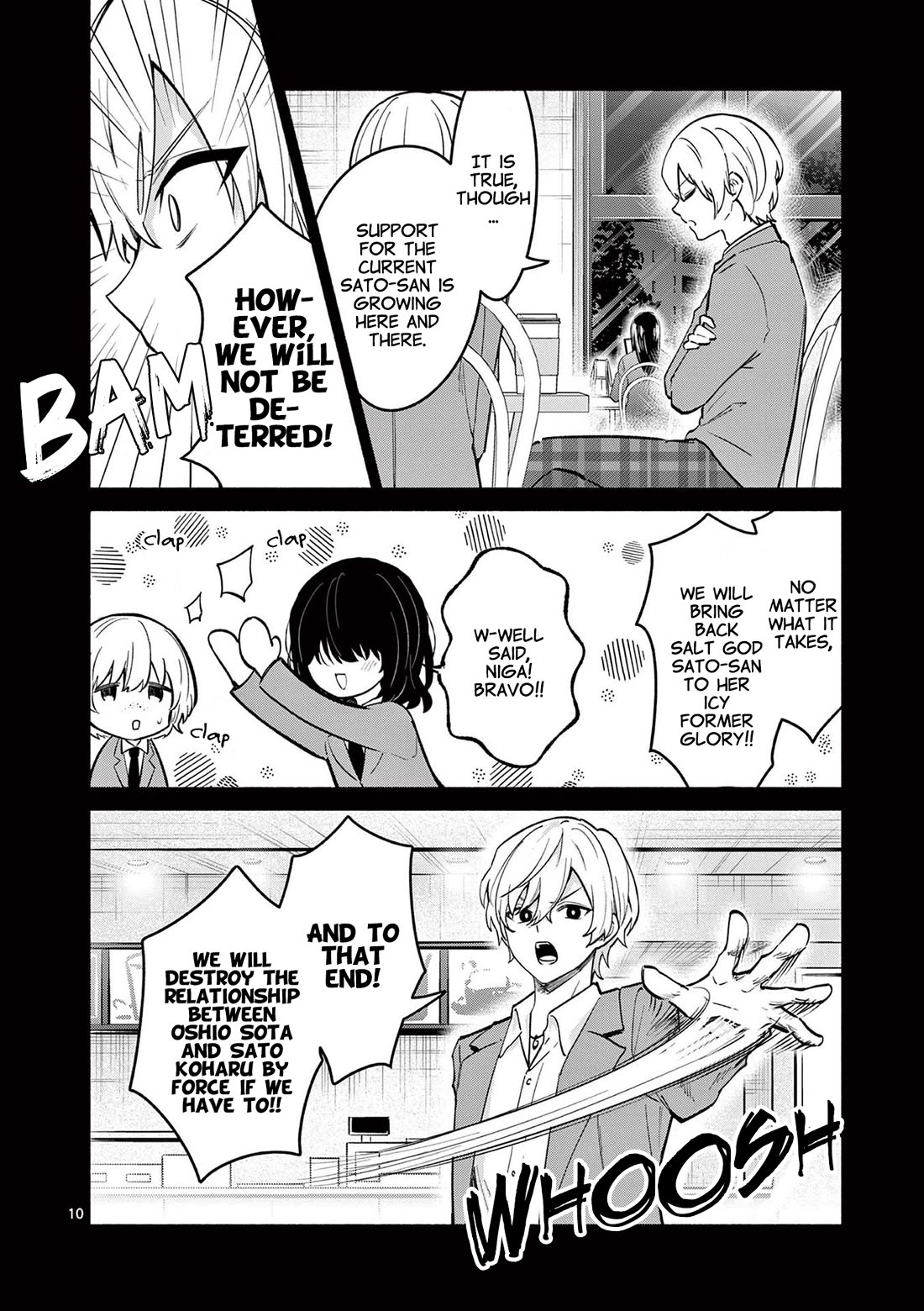 Shiotaiou no Sato-san ga Ore ni dake Amai Chapter 72 page 10 - Chapter 72