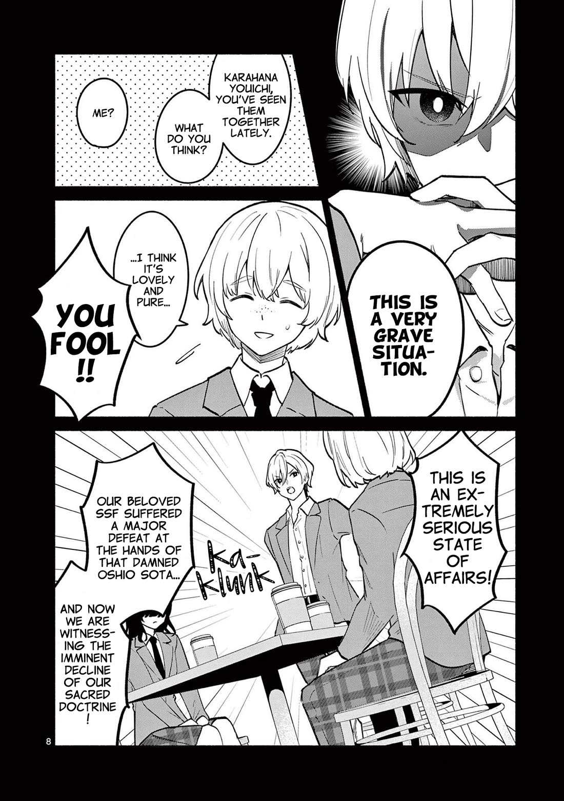 Shiotaiou no Sato-san ga Ore ni dake Amai Chapter 72 page 8 - Chapter 72