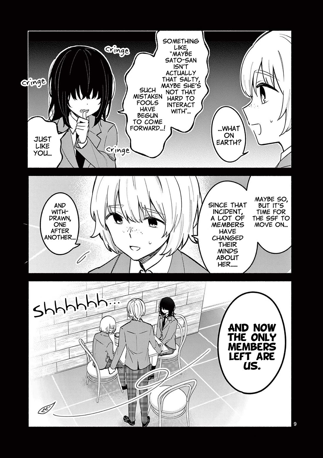 Shiotaiou no Sato-san ga Ore ni dake Amai Chapter 72 page 9 - Chapter 72