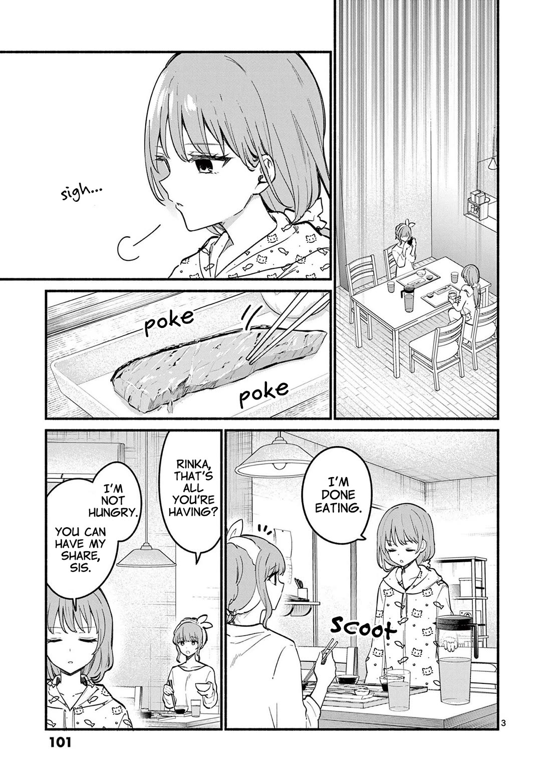 Shiotaiou no Sato-san ga Ore ni dake Amai Chapter 73 page 3 - Chapter 73