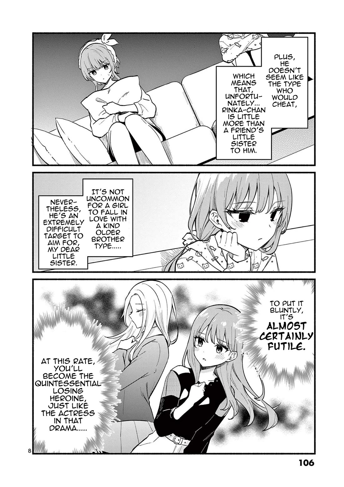 Shiotaiou no Sato-san ga Ore ni dake Amai Chapter 73 page 8 - Chapter 73