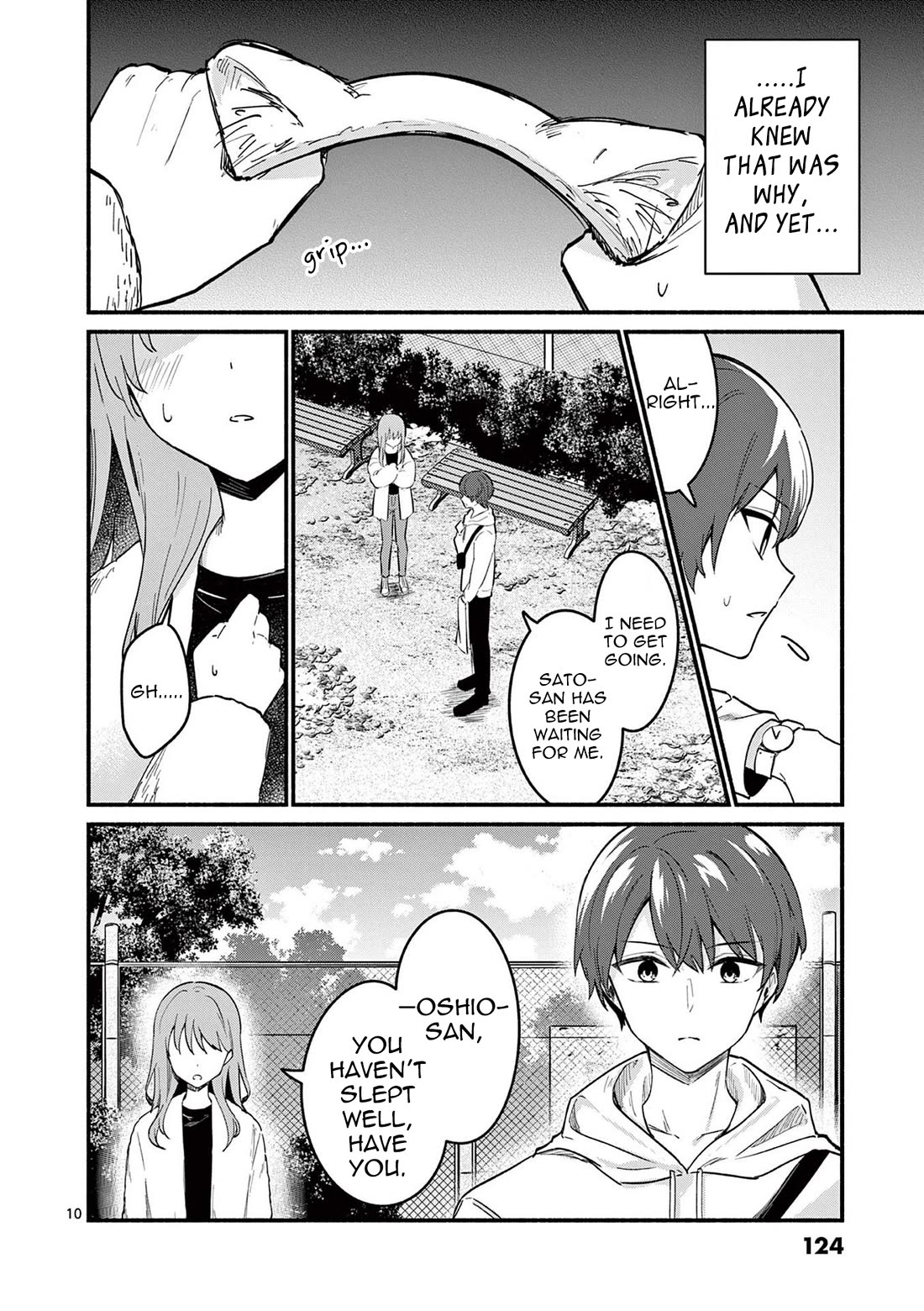 Shiotaiou no Sato-san ga Ore ni dake Amai Chapter 74 page 10 - Chapter 74