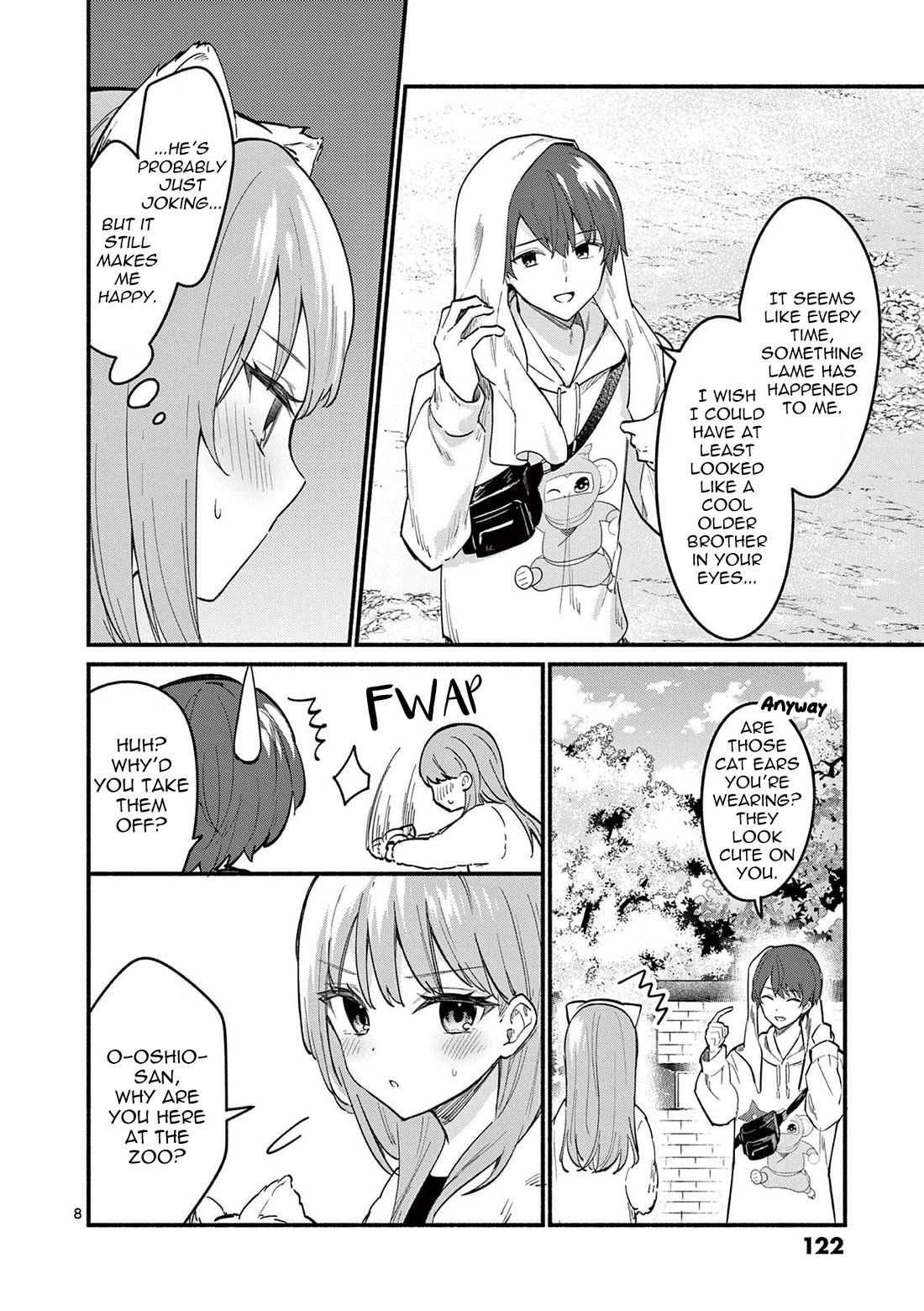 Shiotaiou no Sato-san ga Ore ni dake Amai Chapter 74 page 8 - Chapter 74