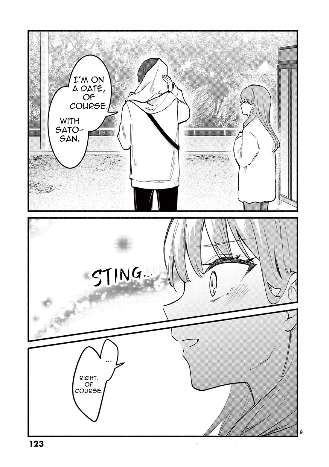 Shiotaiou no Sato-san ga Ore ni dake Amai Chapter 74 page 9 - Chapter 74