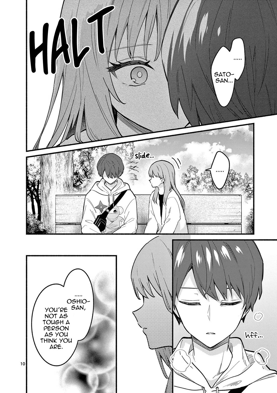 Shiotaiou no Sato-san ga Ore ni dake Amai Chapter 78 page 10 - Chapter 78