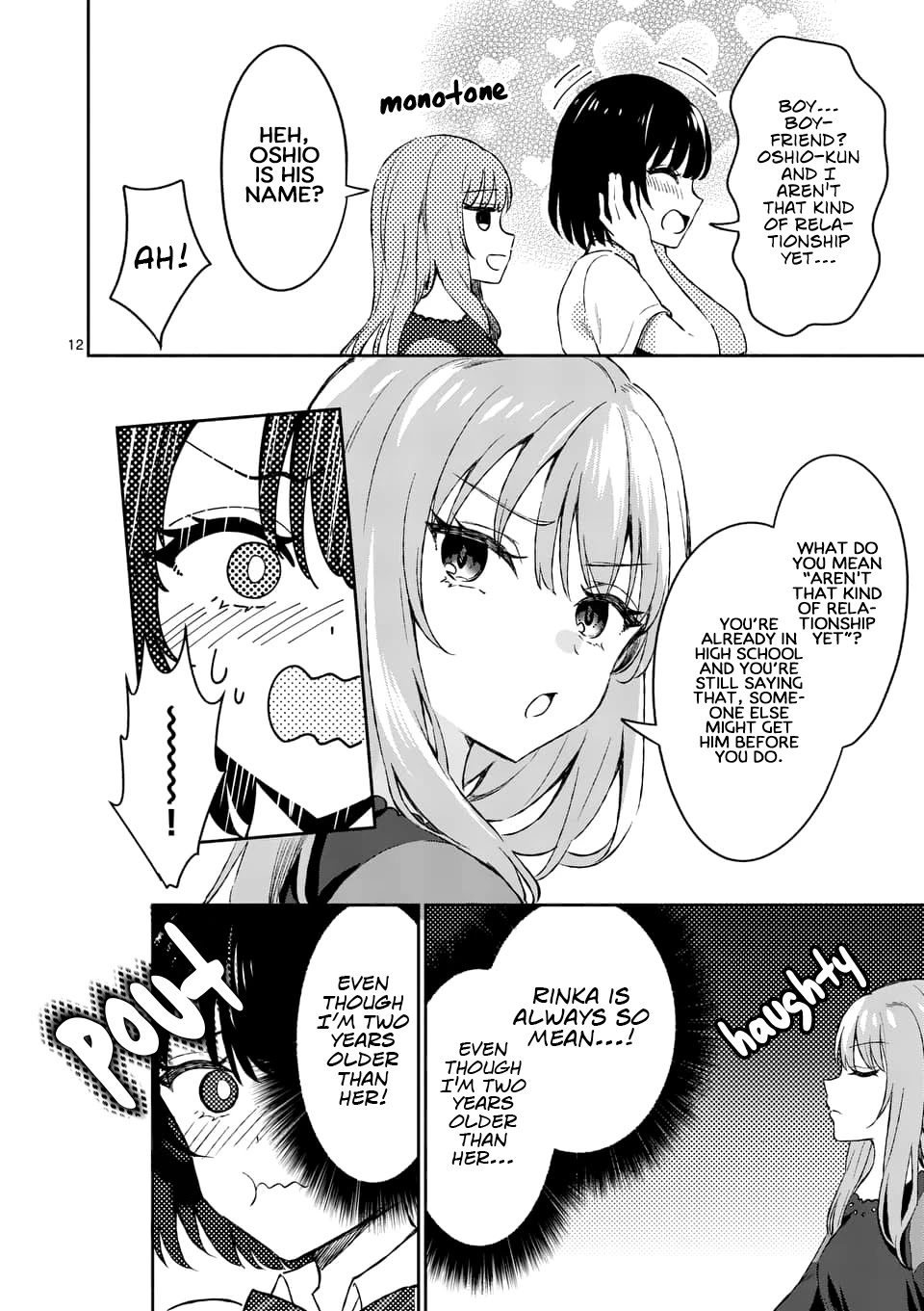 Shiotaiou no Sato-san ga Ore ni dake Amai Chapter 8 page 12 - Chapter 8