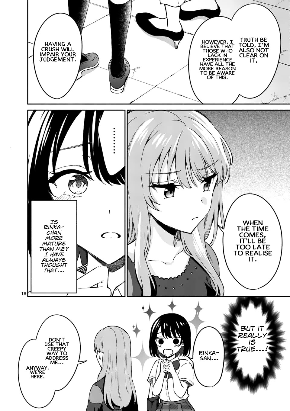 Shiotaiou no Sato-san ga Ore ni dake Amai Chapter 8 page 16 - Chapter 8