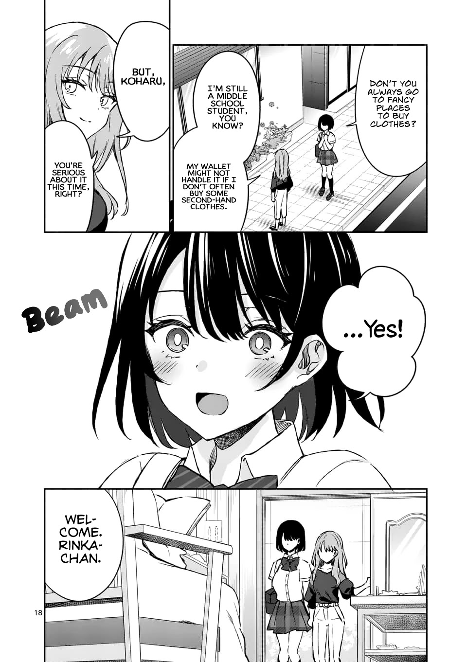 Shiotaiou no Sato-san ga Ore ni dake Amai Chapter 8 page 18 - Chapter 8