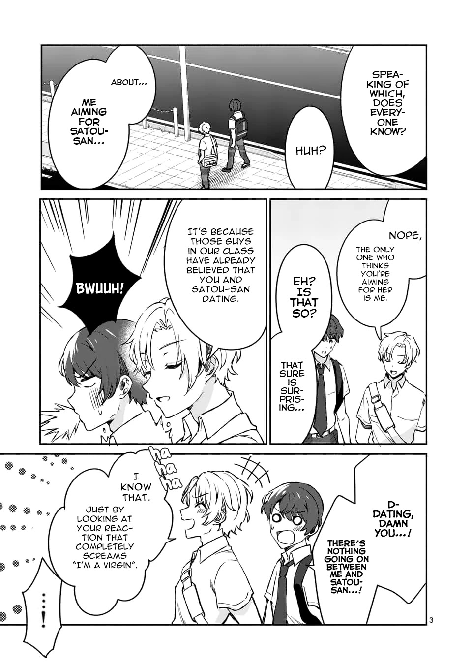 Shiotaiou no Sato-san ga Ore ni dake Amai Chapter 8 page 3 - Chapter 8