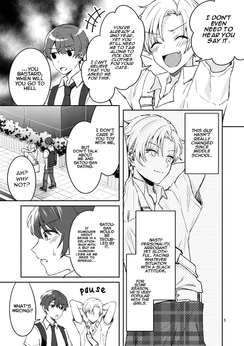 Shiotaiou no Sato-san ga Ore ni dake Amai Chapter 8 page 5 - Chapter 8