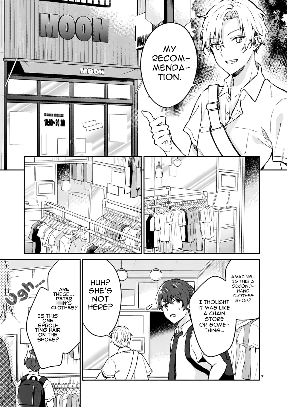 Shiotaiou no Sato-san ga Ore ni dake Amai Chapter 8 page 7 - Chapter 8