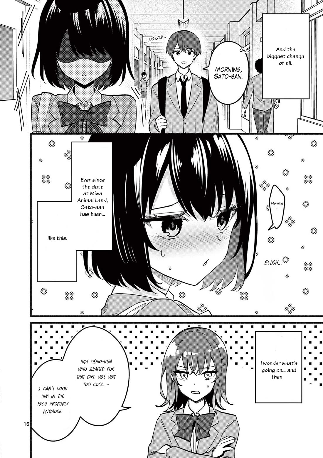 Shiotaiou no Sato-san ga Ore ni dake Amai Chapter 80 page 16 - Chapter 80