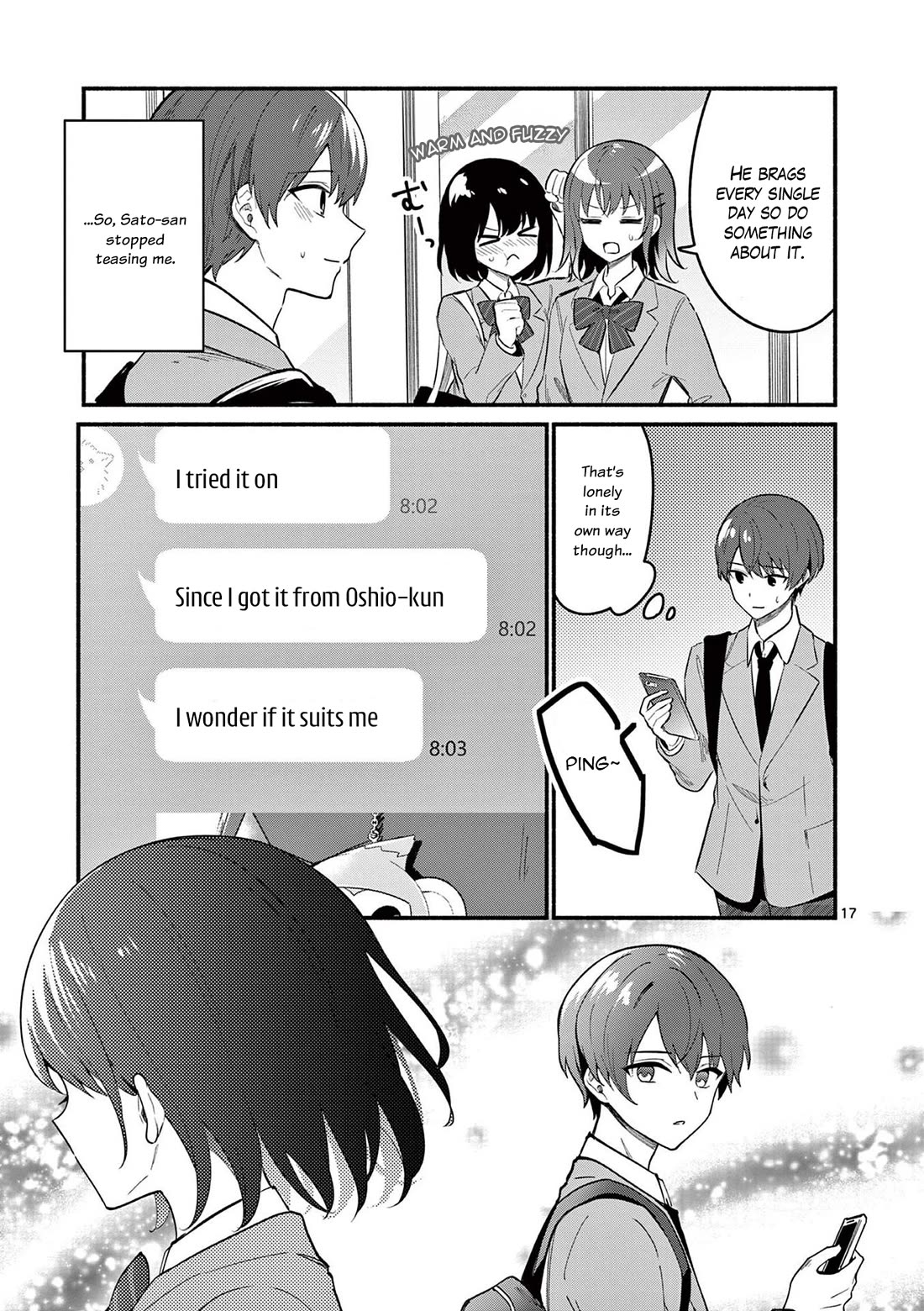 Shiotaiou no Sato-san ga Ore ni dake Amai Chapter 80 page 17 - Chapter 80