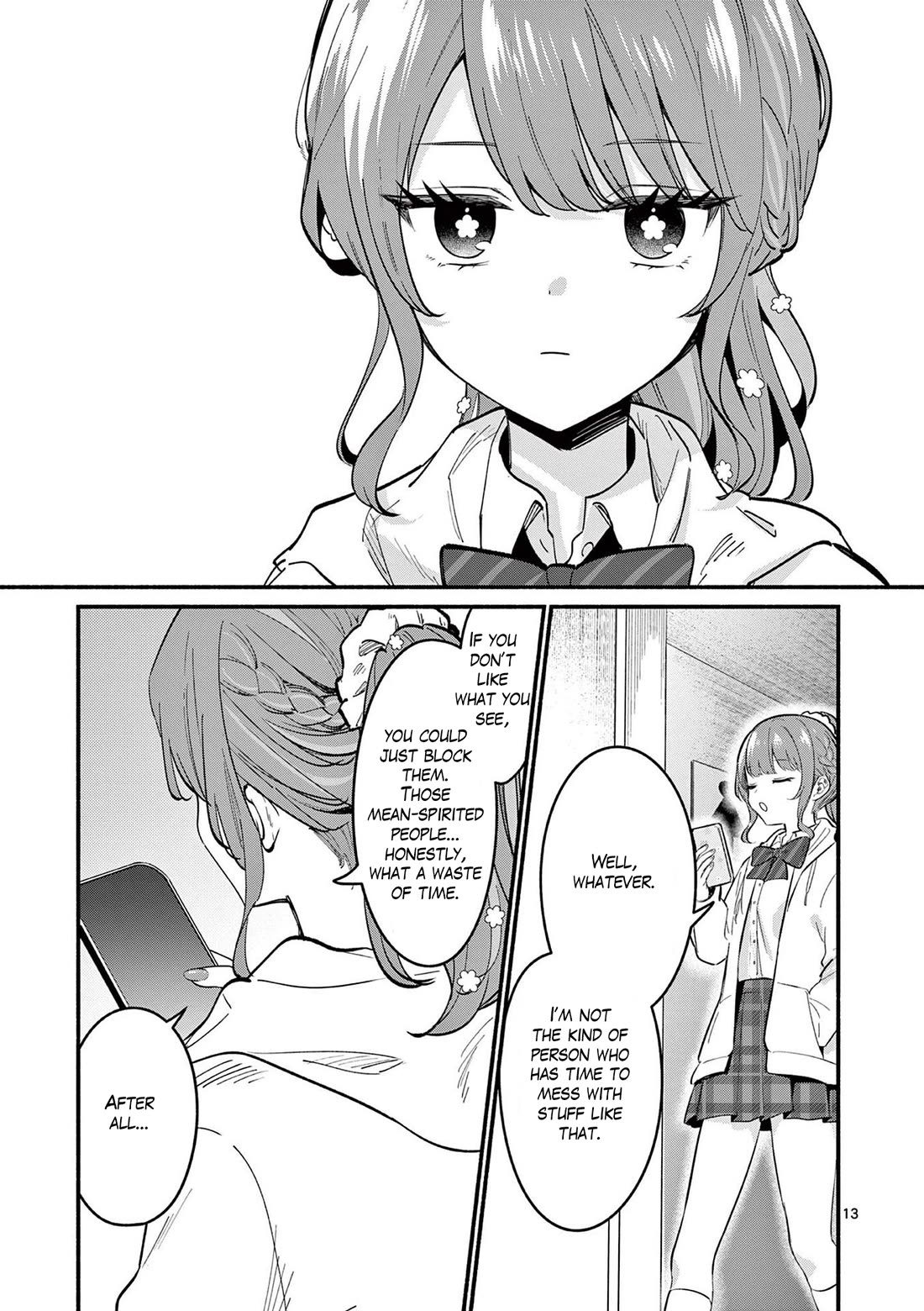 Shiotaiou no Sato-san ga Ore ni dake Amai Chapter 81 page 13 - Chapter 81