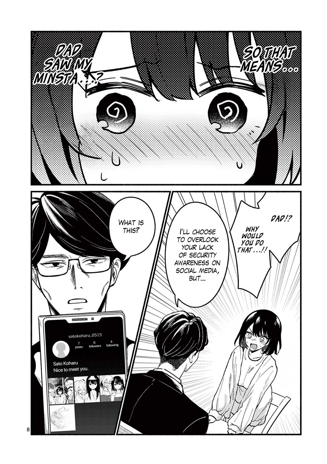 Shiotaiou no Sato-san ga Ore ni dake Amai Chapter 82 page 8 - Chapter 82