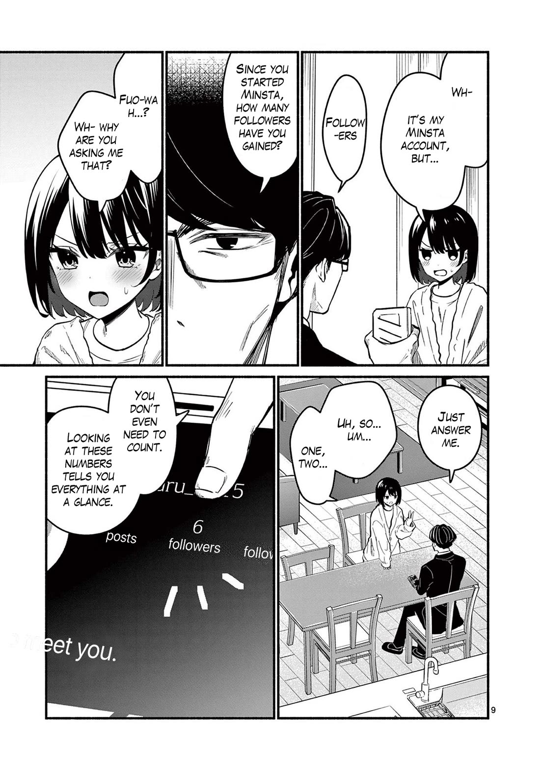 Shiotaiou no Sato-san ga Ore ni dake Amai Chapter 82 page 9 - Chapter 82