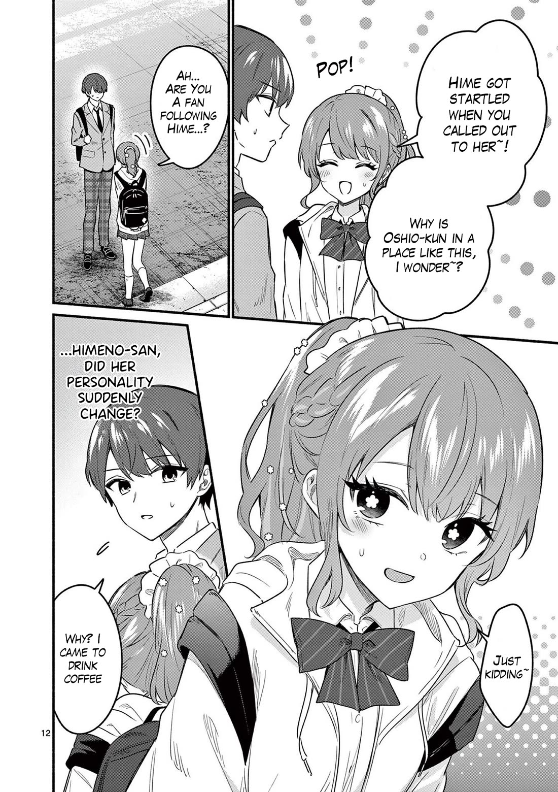 Shiotaiou no Sato-san ga Ore ni dake Amai Chapter 83 page 12 - Chapter 83
