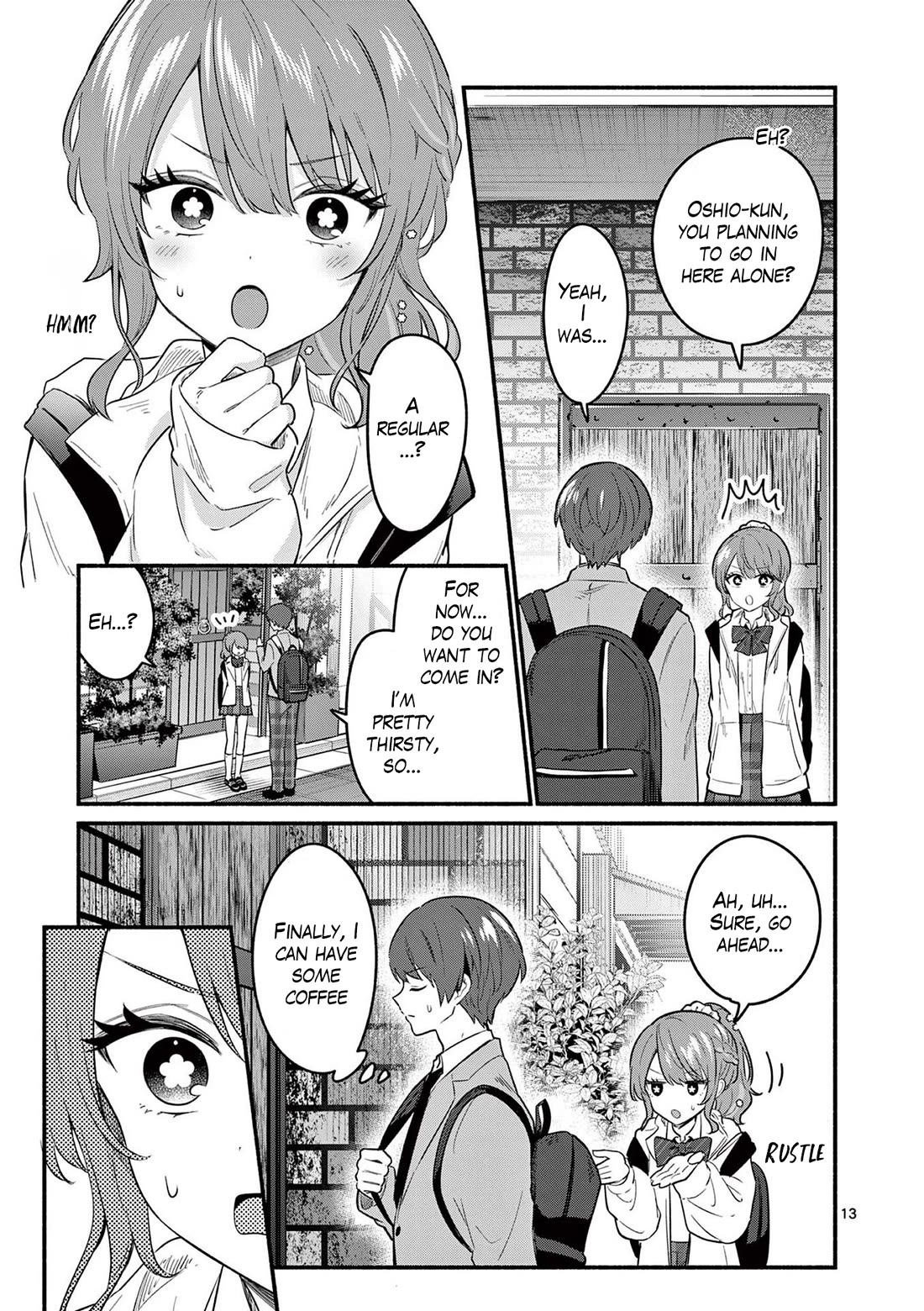 Shiotaiou no Sato-san ga Ore ni dake Amai Chapter 83 page 13 - Chapter 83