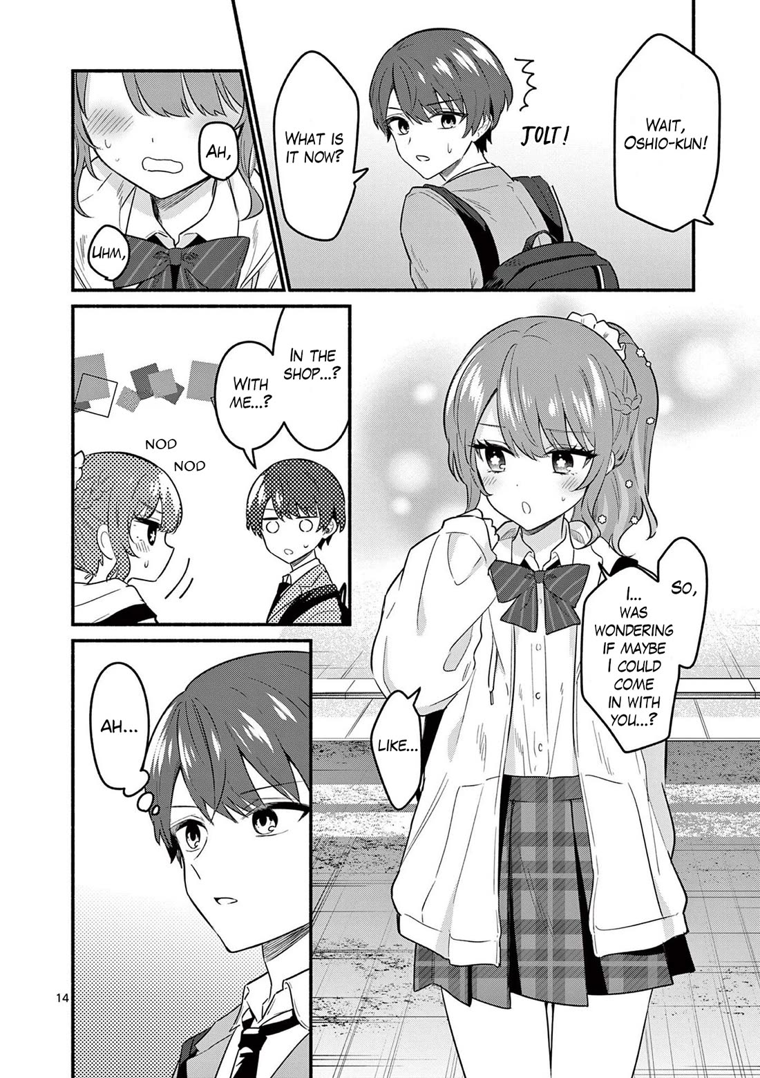 Shiotaiou no Sato-san ga Ore ni dake Amai Chapter 83 page 14 - Chapter 83