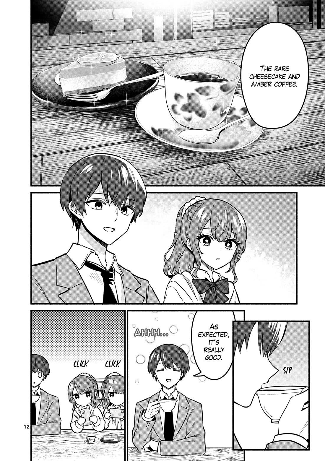 Shiotaiou no Sato-san ga Ore ni dake Amai Chapter 84 page 12 - Chapter 84