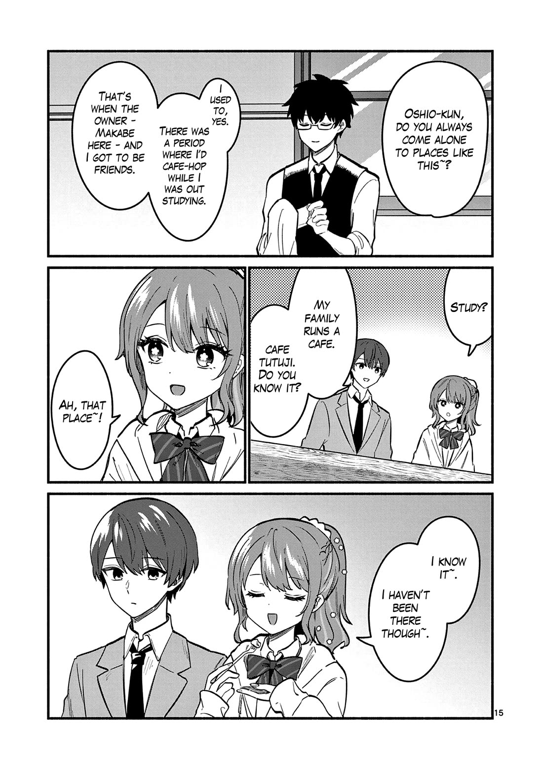 Shiotaiou no Sato-san ga Ore ni dake Amai Chapter 84 page 15 - Chapter 84