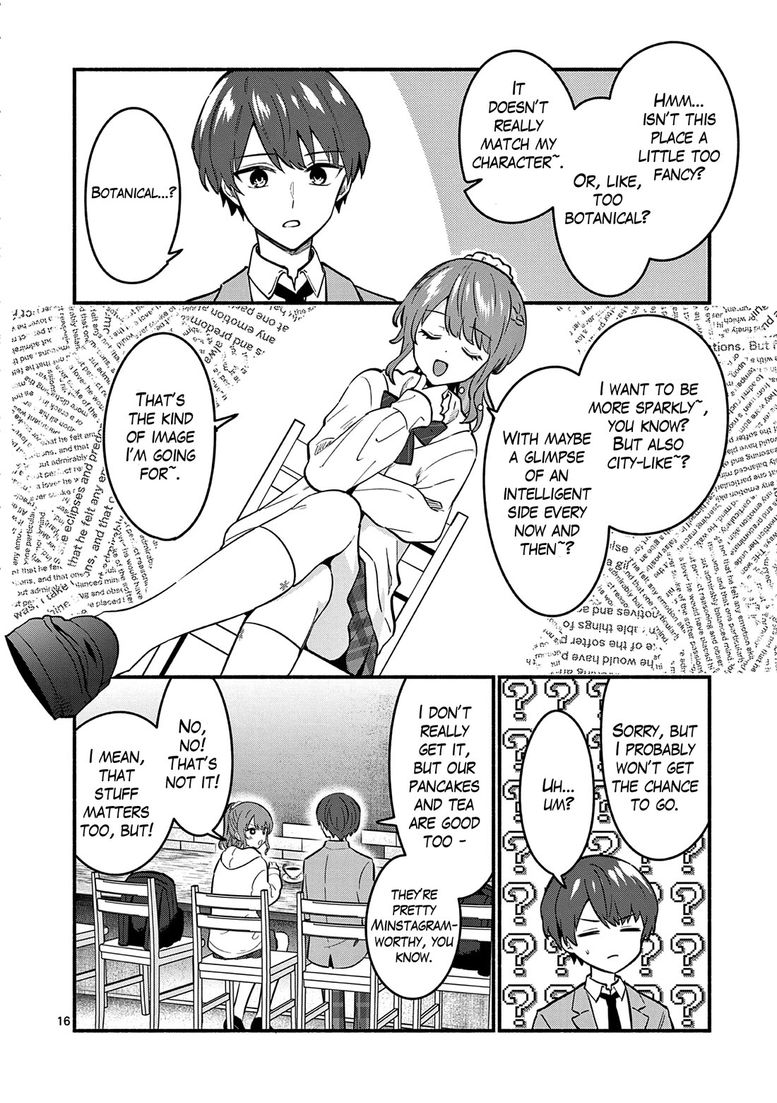 Shiotaiou no Sato-san ga Ore ni dake Amai Chapter 84 page 16 - Chapter 84
