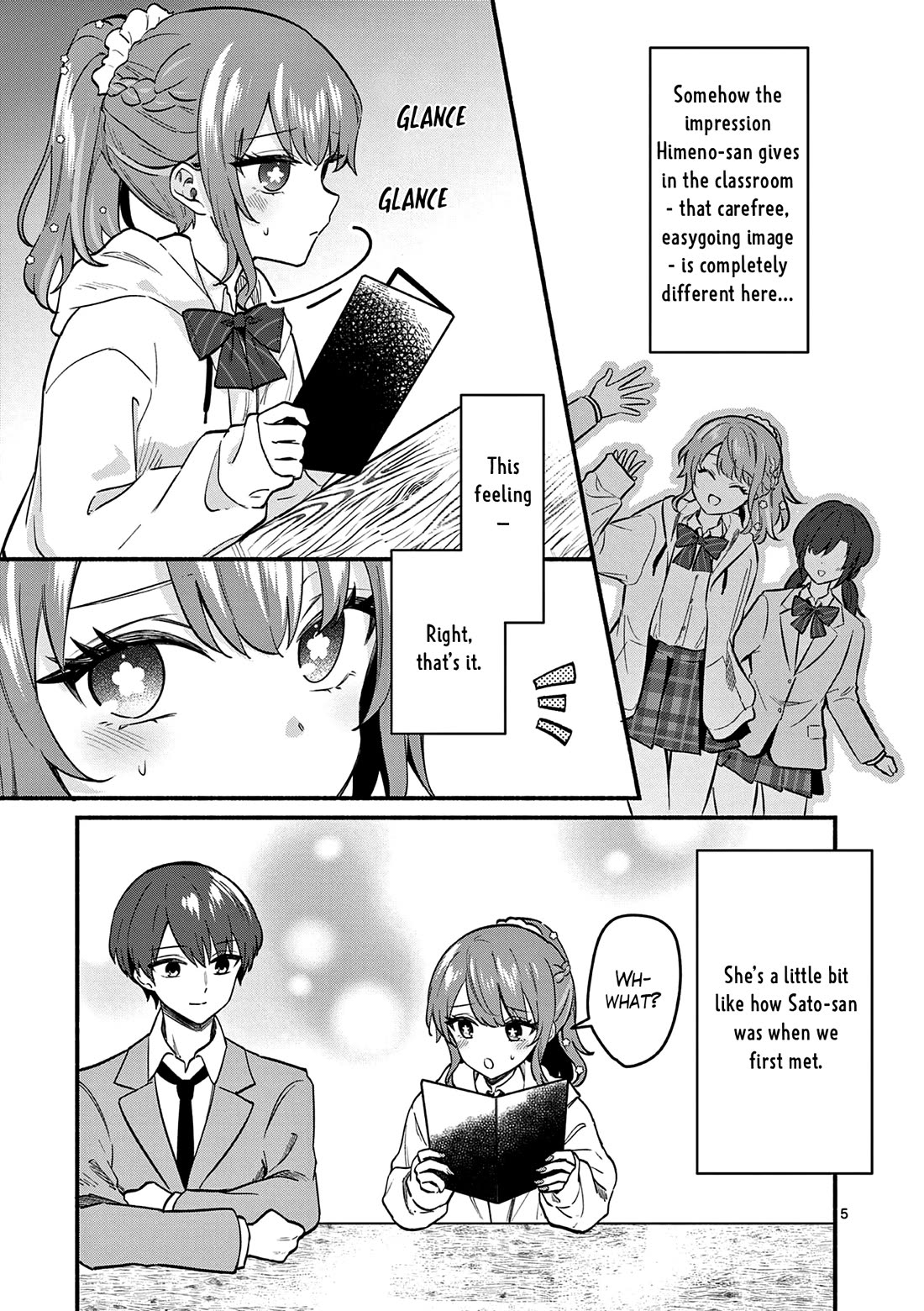 Shiotaiou no Sato-san ga Ore ni dake Amai Chapter 84 page 5 - Chapter 84