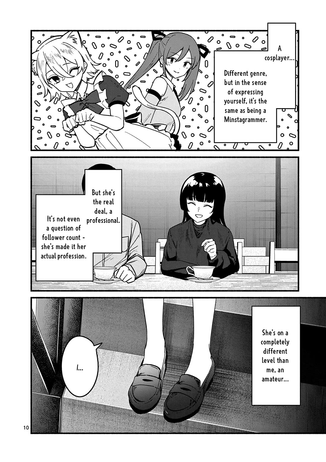 Shiotaiou no Sato-san ga Ore ni dake Amai Chapter 85 page 10 - Chapter 85